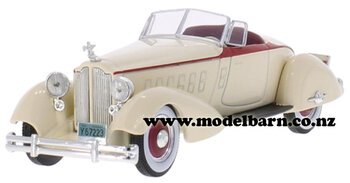 1/43 Packard Le Baron V12 Speedster (1934, cream)-other-vehicles-Model Barn