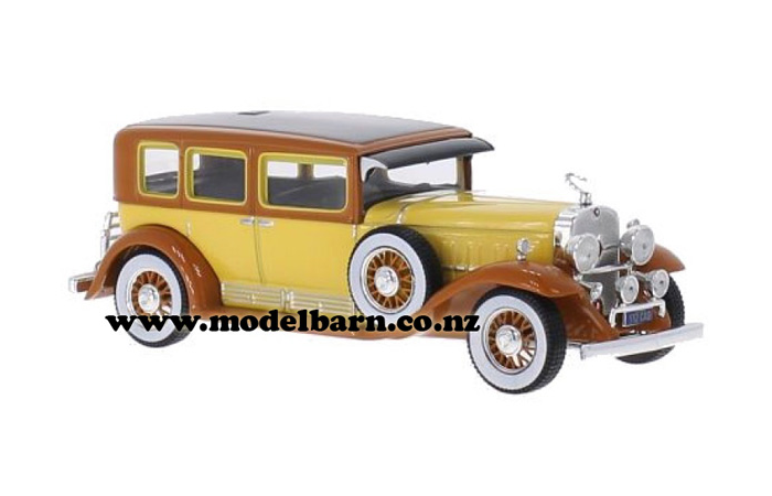 1/43 Cadillac V16 LWB Imperial Sedan (1930, yellow & brown)