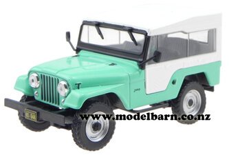 1/43 Jeep CJ-5 4WD (1963, green & white)-jeep-Model Barn