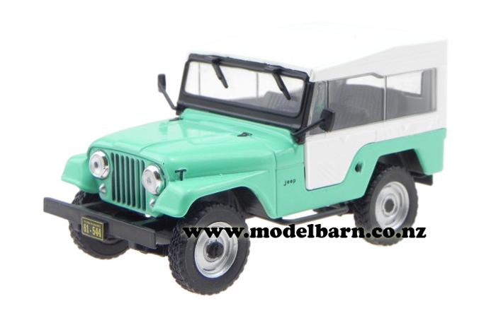 1/43 Jeep CJ-5 4WD (1963, green & white)