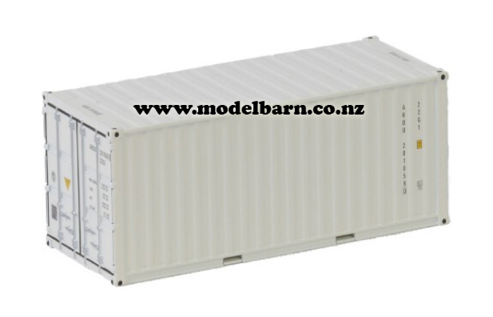 1/50 20ft Metal Shipping Container (white)
