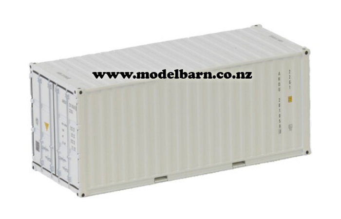 1/50 20ft Metal Shipping Container (white)