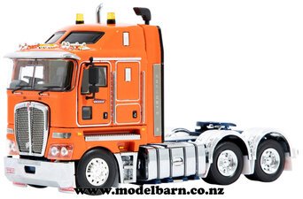 1/50 Kenworth K200 Prime Mover (Orange & Blue)-kenworth-Model Barn
