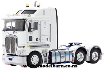 1/50 Kenworth K200 Prime Mover (White & Blue)-kenworth-Model Barn