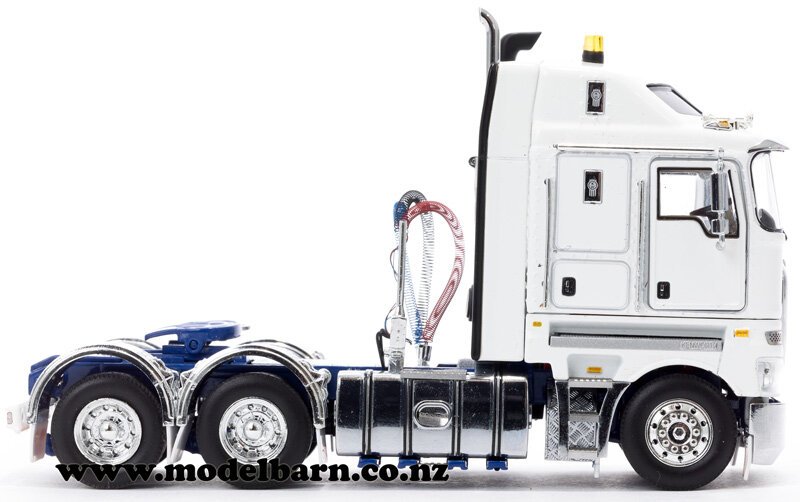 1/50 Kenworth K200 Prime Mover (White & Blue) - Trucks & Trailers-Kenworth  : Model Barn - Drake Collectibles