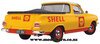 1/18 Holden EH Ute (yellow & orange) "Shell"