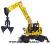 1/50 Komatsu PW148-10 Wheel Excavator with Clamshell Bucket