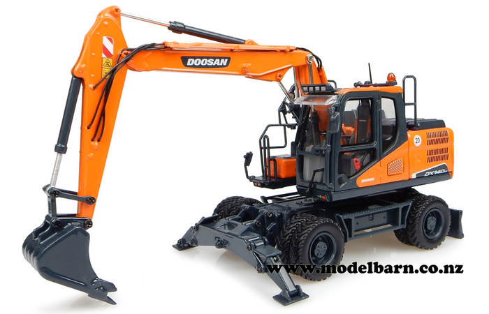 1/50 Doosan DX140W-5 Wheel Excavator