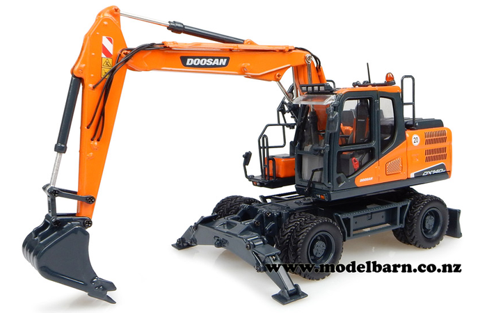 1/50 Doosan DX140W-5 Wheel Excavator