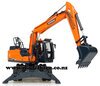 1/50 Doosan DX140W-5 Wheel Excavator