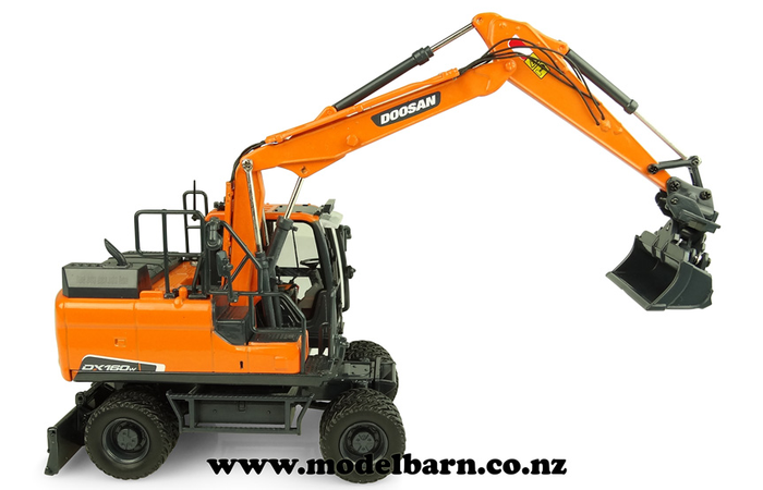 買得 1/50 Attachments & Excavator Wheeled DX160W Doosan 建設車両、作業車