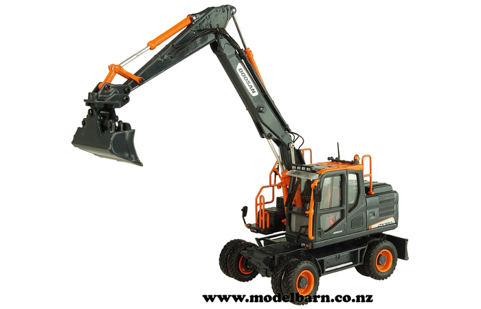 1/50 Doosan DX160W Wheel Excavator "Black Edition"