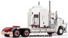 1/50 Kenworth C509 Heavy Haulage Prime Mover (White & Red)