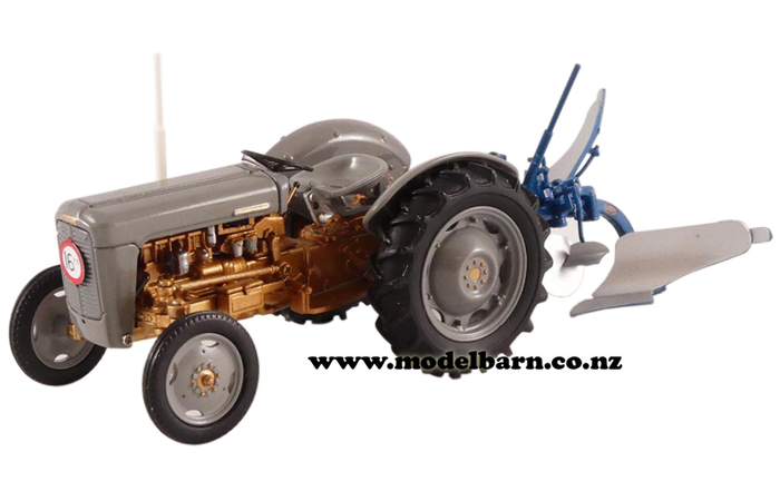 1/32 Ferguson FE-35 with Rumptstad 2-Furrow Plough