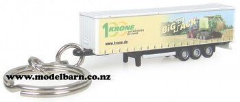 Keyring Trailer "Krone Big Pack Big Baler"-trailers,-containers-and-access.-Model Barn