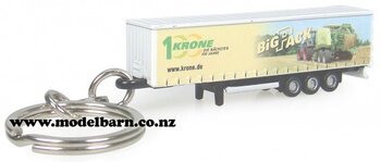 Keyring Trailer "Krone Big Pack Big Baler"-trailers-Model Barn