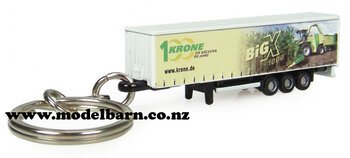 Keyring Trailer "Krone Big X1000 Forage Harvester"-trailers,-containers-and-access.-Model Barn