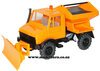 1/87 Mercedes Unimog 1300 4WD with Snow Plough & Spreader