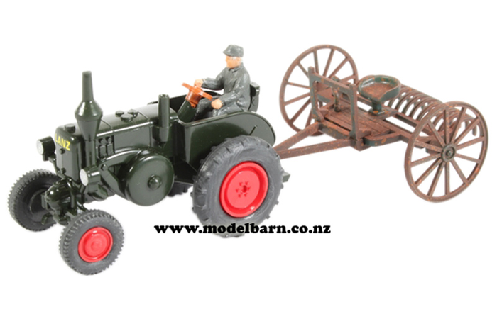 1/87 Lanz Bulldog (1936) with Vintage Dump Rake