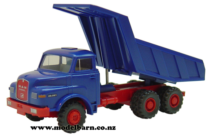 1/87 MAN 26.281 Tip Truck (blue & red)