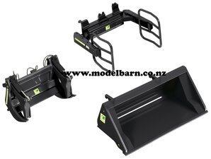 1/32 Bressel & Lade Loader Accessories (Set A, black)-other-farm-equipment-Model Barn
