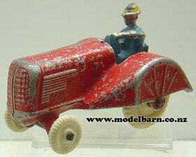 Oliver 70 Orchard Tractor (red & blue, 123mm)-oliver,-cockshutt-Model Barn