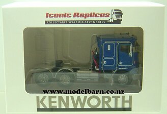 1/50 Kenworth K100G Prime Mover (Metallic Blue)-trucks-and-trailers-Model Barn