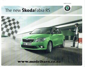 Skoda Fabia RS Car Brochure-other-brochures-Model Barn