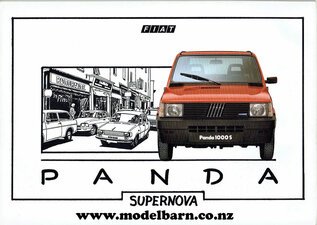Fiat Panda Supernova Car Brochure-other-brochures-Model Barn