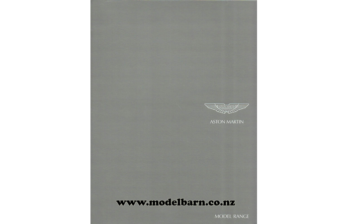Aston Martin Range Car Brochure