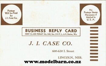 J I Case Postcard 1936-case-Model Barn