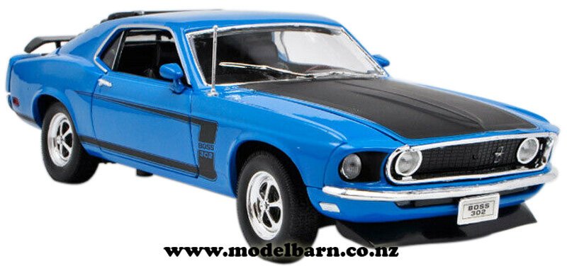 1/18 Ford Mustang (1969, blue & black) - Vehicles-Ford : Model