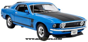 1/18 Ford Mustang (1969, blue & black)-ford-Model Barn