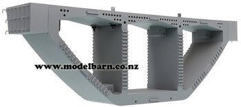 1/50 Precast Bridge Box Girder Load-trailers,-containers-and-access.-Model Barn