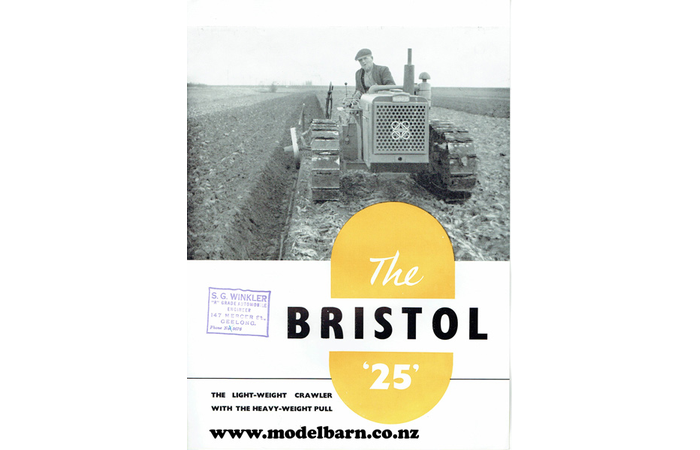 Bristol 25 Crawler Tractor Brochure
