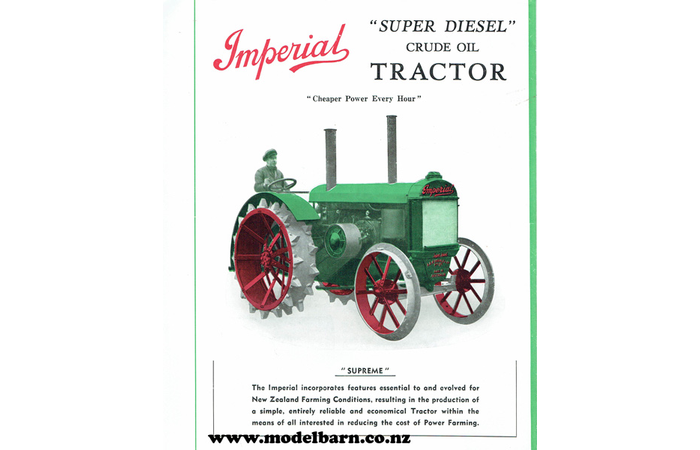 McDonald Imperial Tractor Brochure