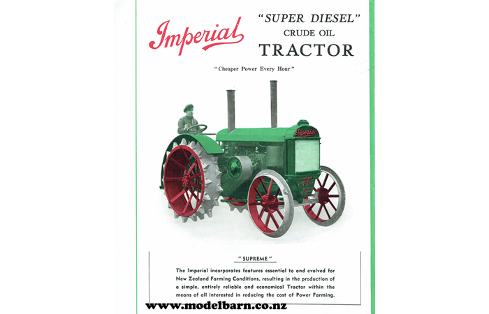 McDonald Imperial Tractor Brochure