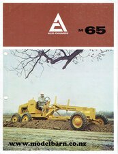 Allis-Chalmers M65 Motor Grader Brochure-other-brochures-Model Barn