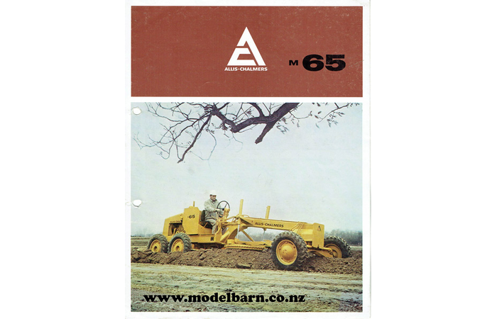 Allis-Chalmers M65 Motor Grader Brochure