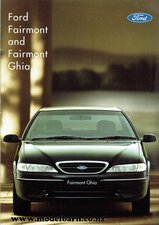 Ford Fairmont & Fairmont Ghia Car Brochure-nz-brochures-Model Barn