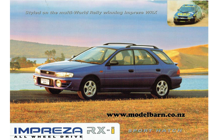 Subaru Impreza RX-i Sport Hatch Car Brochure