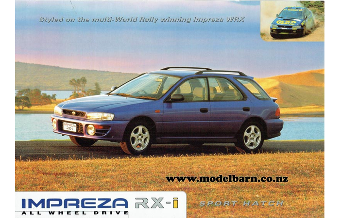 Subaru Impreza RX-i Sport Hatch Car Brochure