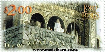 The Shield Maiden of Rohan $2.00 NZ Postage Stamps (x8)-nz-postage-stamps-Model Barn