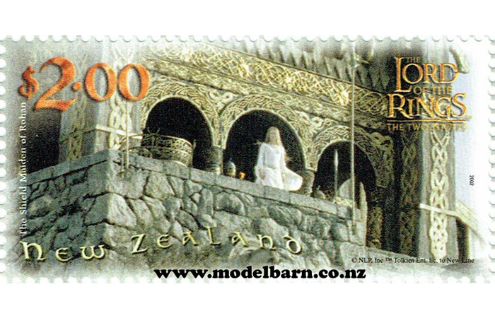 The Shield Maiden of Rohan $2.00 NZ Postage Stamps (x8)