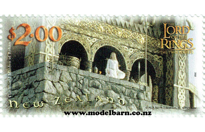 The Shield Maiden of Rohan $2.00 NZ Postage Stamps (x8)