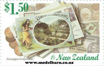 Nostalgia-Collectibles $1.50 NZ Postage Stamps (x8)-nz-postage-stamps-Model Barn