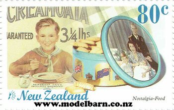 Nostalgia-Food 80c NZ Postage Stamps (x8)-nz-postage-stamps-Model Barn