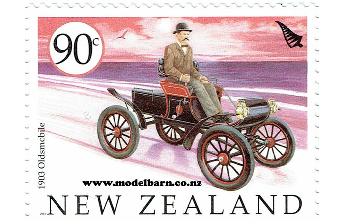 Vintage Cars Set of 5 NZ Postage Stamps