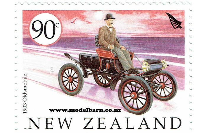 Vintage Cars Set of 5 NZ Postage Stamps