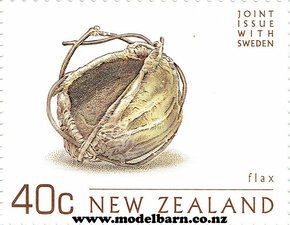 Flax 40c NZ Postage Stamps (x14)-nz-postage-stamps-Model Barn